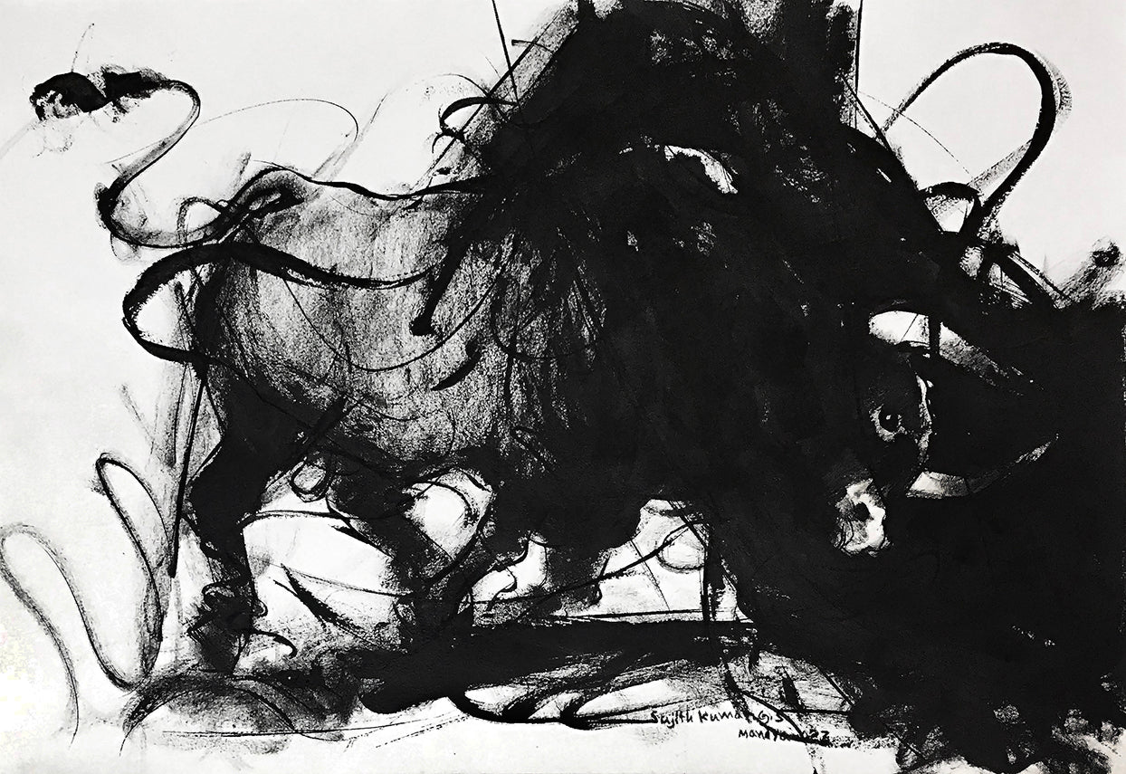 Bull Drawing-984