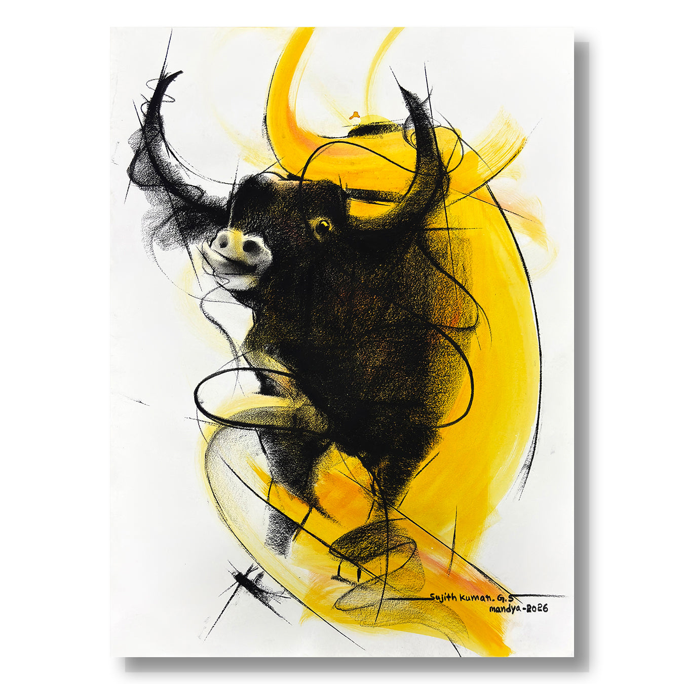 Bull Drawing-1002
