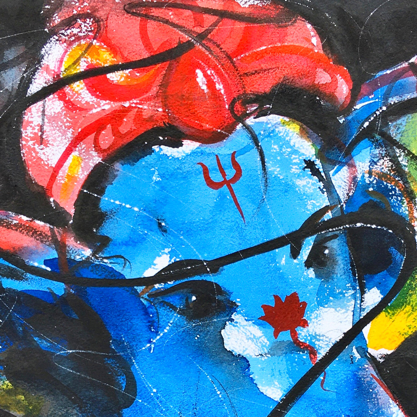 Ganesha-30 - SUJITH KUMAR GS MANDYA Art Studio Gallery (SKGSM Art Studio Gallery)