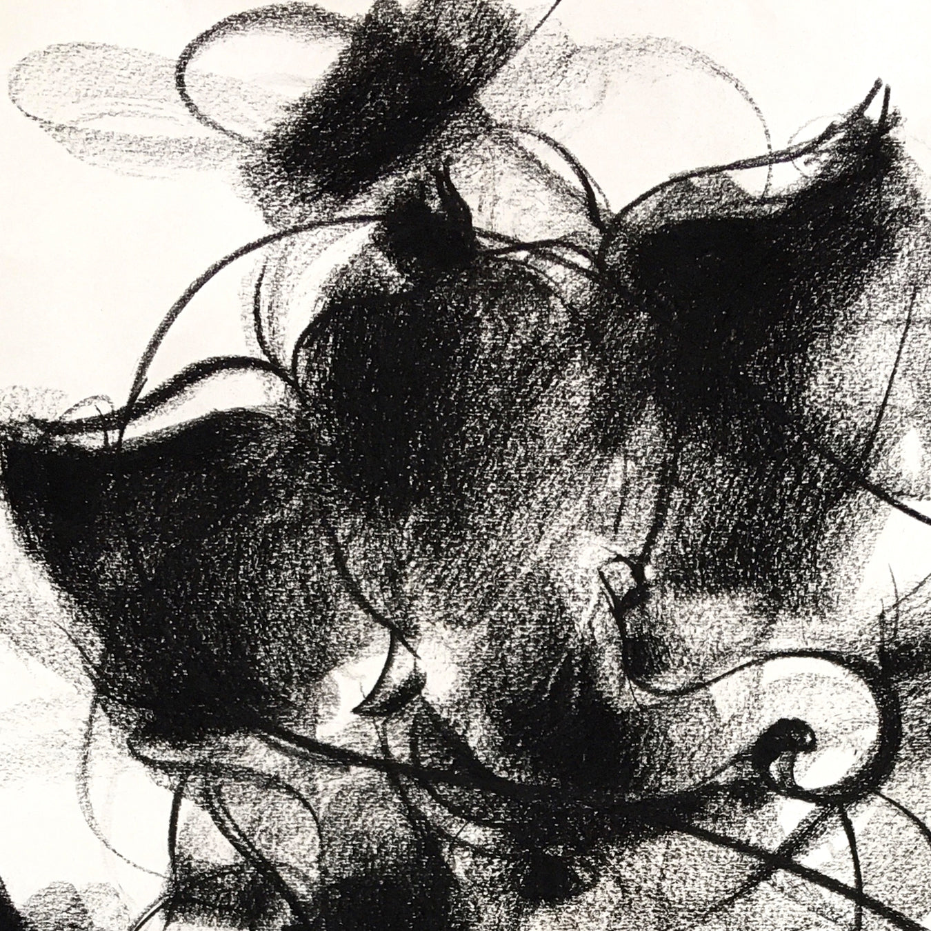 Charcoal Ganesha-1 - SUJITH KUMAR GS MANDYA Art Studio Gallery (SKGSM Art Studio Gallery)