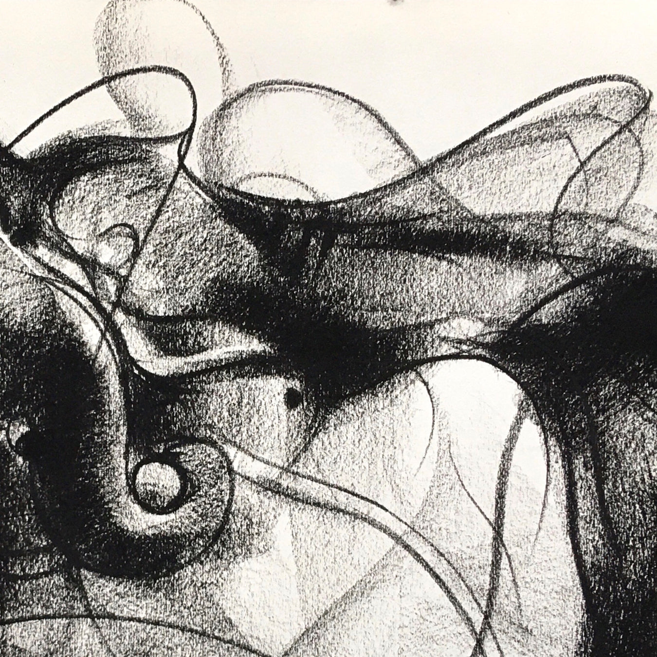 Charcoal Ganesha-3 - SUJITH KUMAR GS MANDYA Art Studio Gallery (SKGSM Art Studio Gallery)