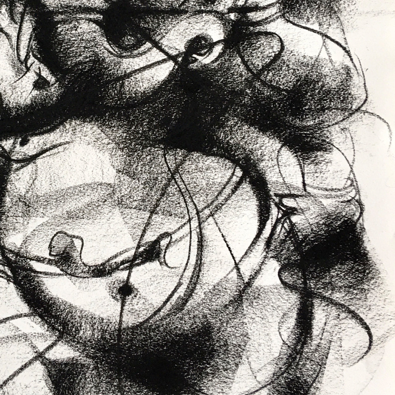 Charcoal Ganesha-5 - SUJITH KUMAR GS MANDYA Art Studio Gallery (SKGSM Art Studio Gallery)