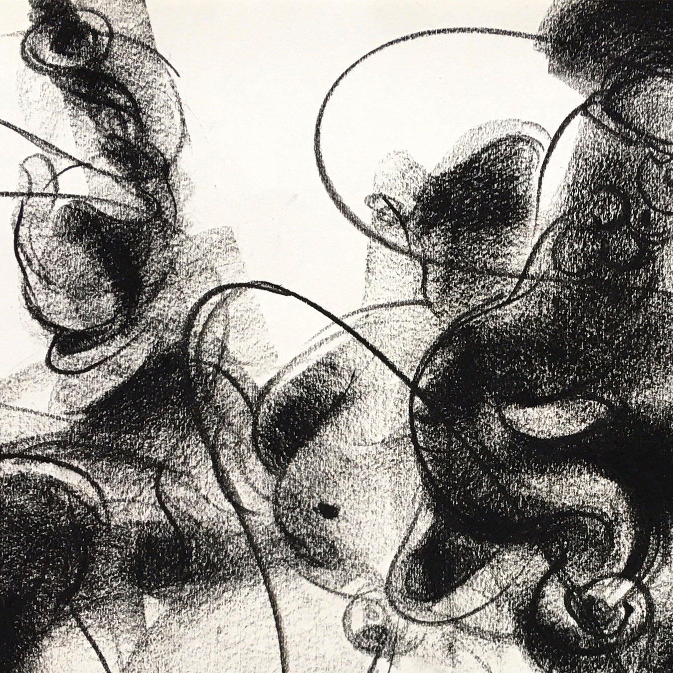 Charcoal Ganesha-7 - SUJITH KUMAR GS MANDYA Art Studio Gallery (SKGSM Art Studio Gallery)