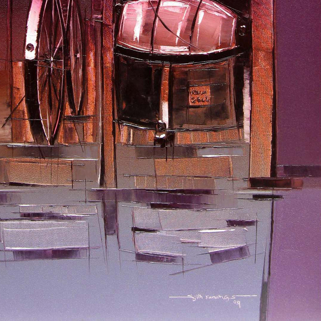 Traffic Control-01 - SUJITH KUMAR GS MANDYA Art Studio Gallery (SKGSM Art Studio Gallery)