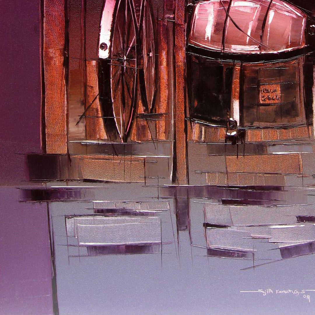 Traffic Control-01 - SUJITH KUMAR GS MANDYA Art Studio Gallery (SKGSM Art Studio Gallery)