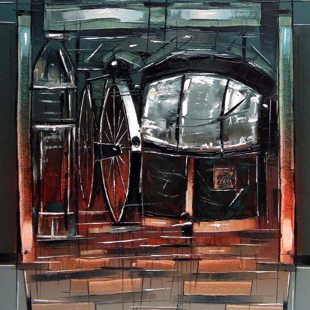 Traffic Control-02 - SUJITH KUMAR GS MANDYA Art Studio Gallery (SKGSM Art Studio Gallery)
