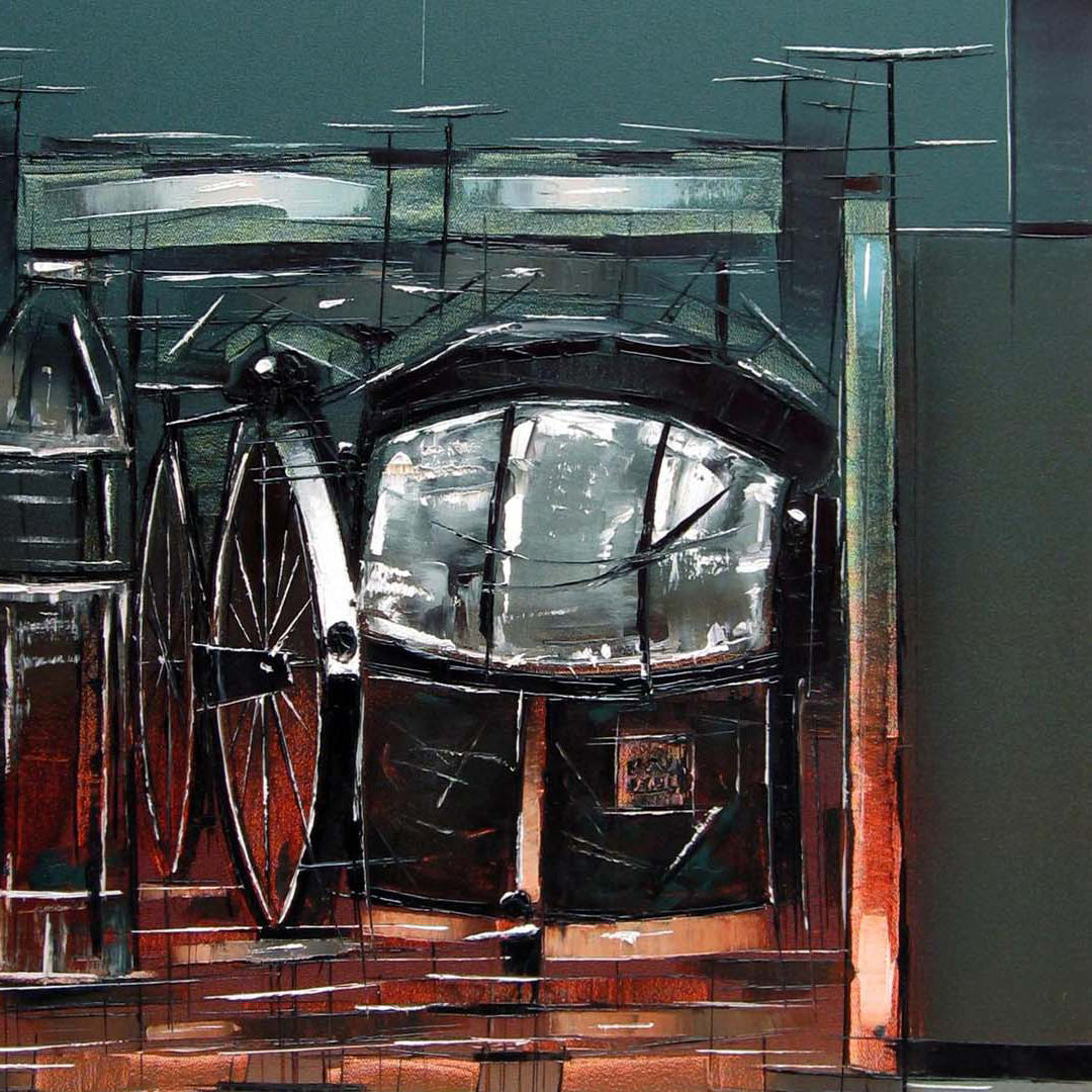 Traffic Control-02 - SUJITH KUMAR GS MANDYA Art Studio Gallery (SKGSM Art Studio Gallery)