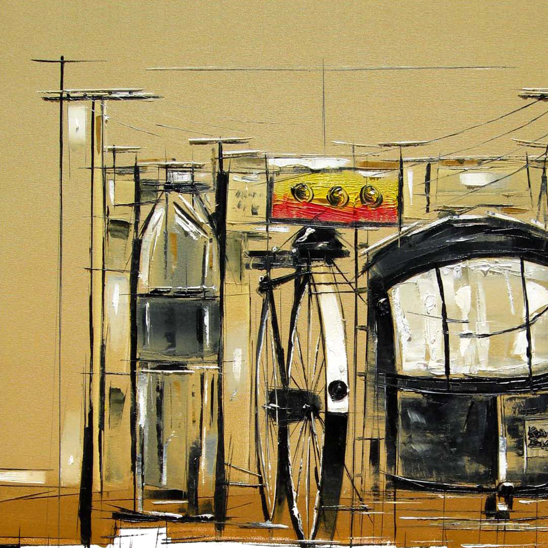 Traffic Control-08 - SUJITH KUMAR GS MANDYA Art Studio Gallery (SKGSM Art Studio Gallery)