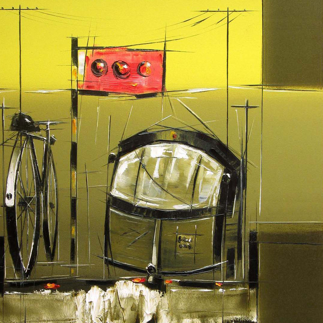 Traffic Control-09 - SUJITH KUMAR GS MANDYA Art Studio Gallery (SKGSM Art Studio Gallery)