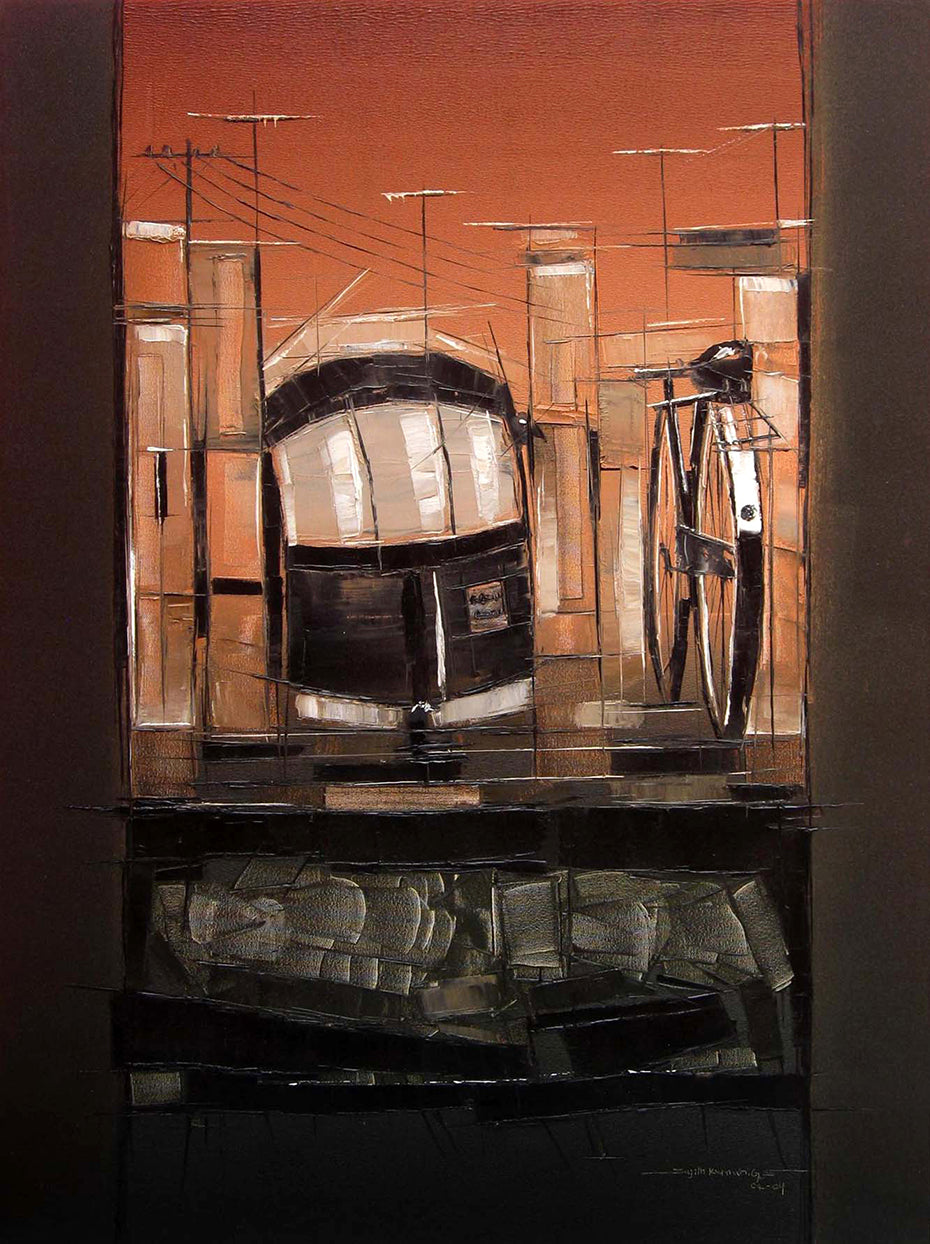 Traffic Control-14 - SUJITH KUMAR GS MANDYA Art Studio Gallery (SKGSM Art Studio Gallery)