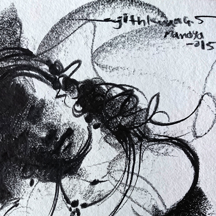 Nude Drawing-137 - SUJITH KUMAR GS MANDYA Art Studio Gallery (SKGSM Art Studio Gallery)