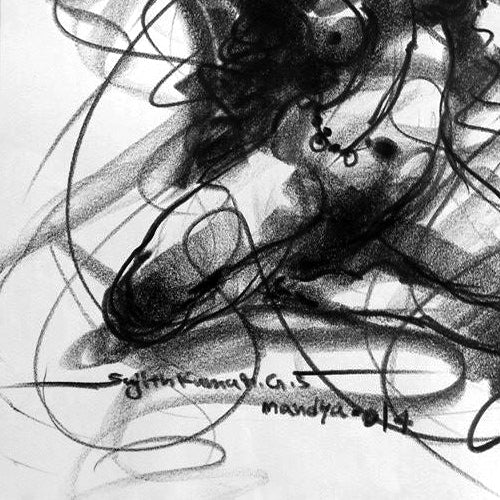 Nude Drawing-064 - SUJITH KUMAR GS MANDYA Art Studio Gallery (SKGSM Art Studio Gallery)