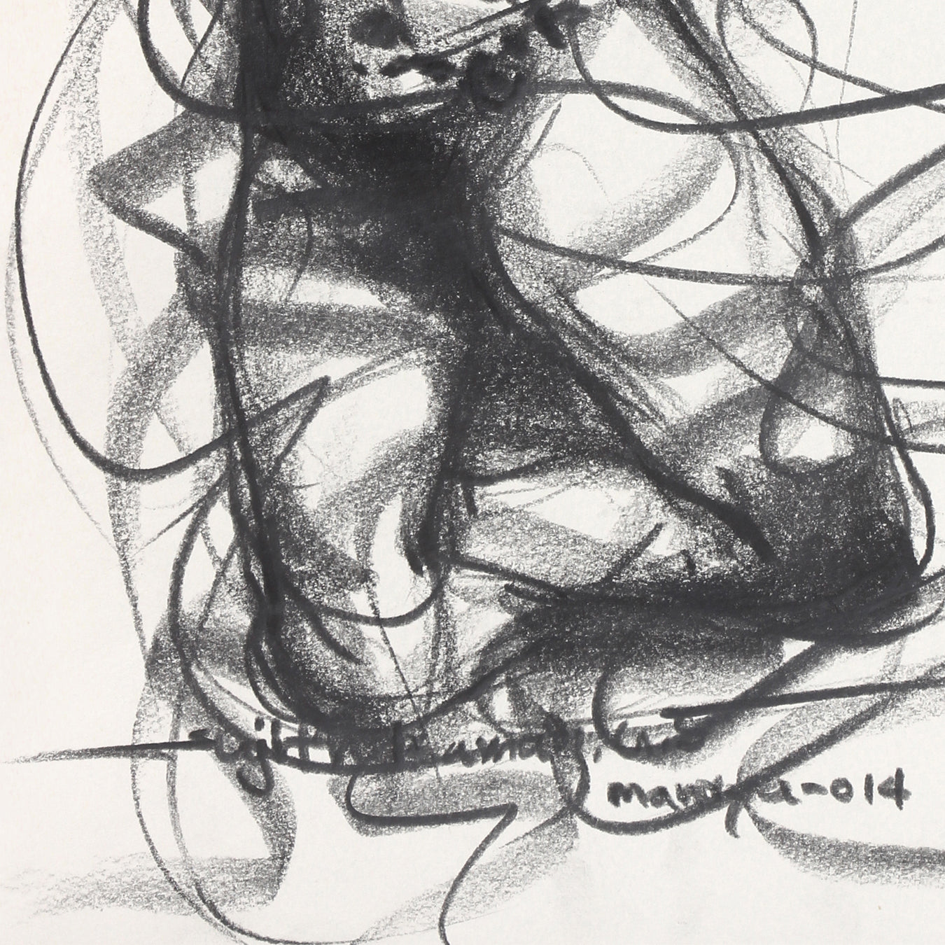 Nude Drawing-052 - SUJITH KUMAR GS MANDYA Art Studio Gallery (SKGSM Art Studio Gallery)