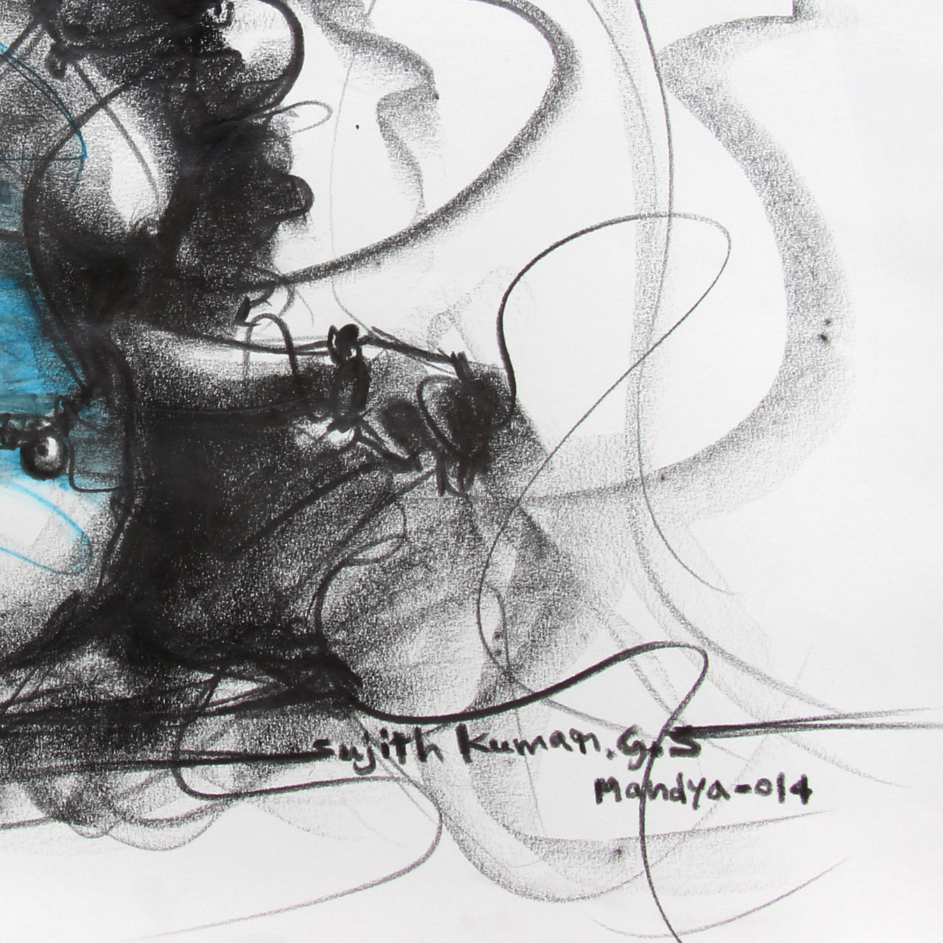Nude Drawing-078 - SUJITH KUMAR GS MANDYA Art Studio Gallery (SKGSM Art Studio Gallery)