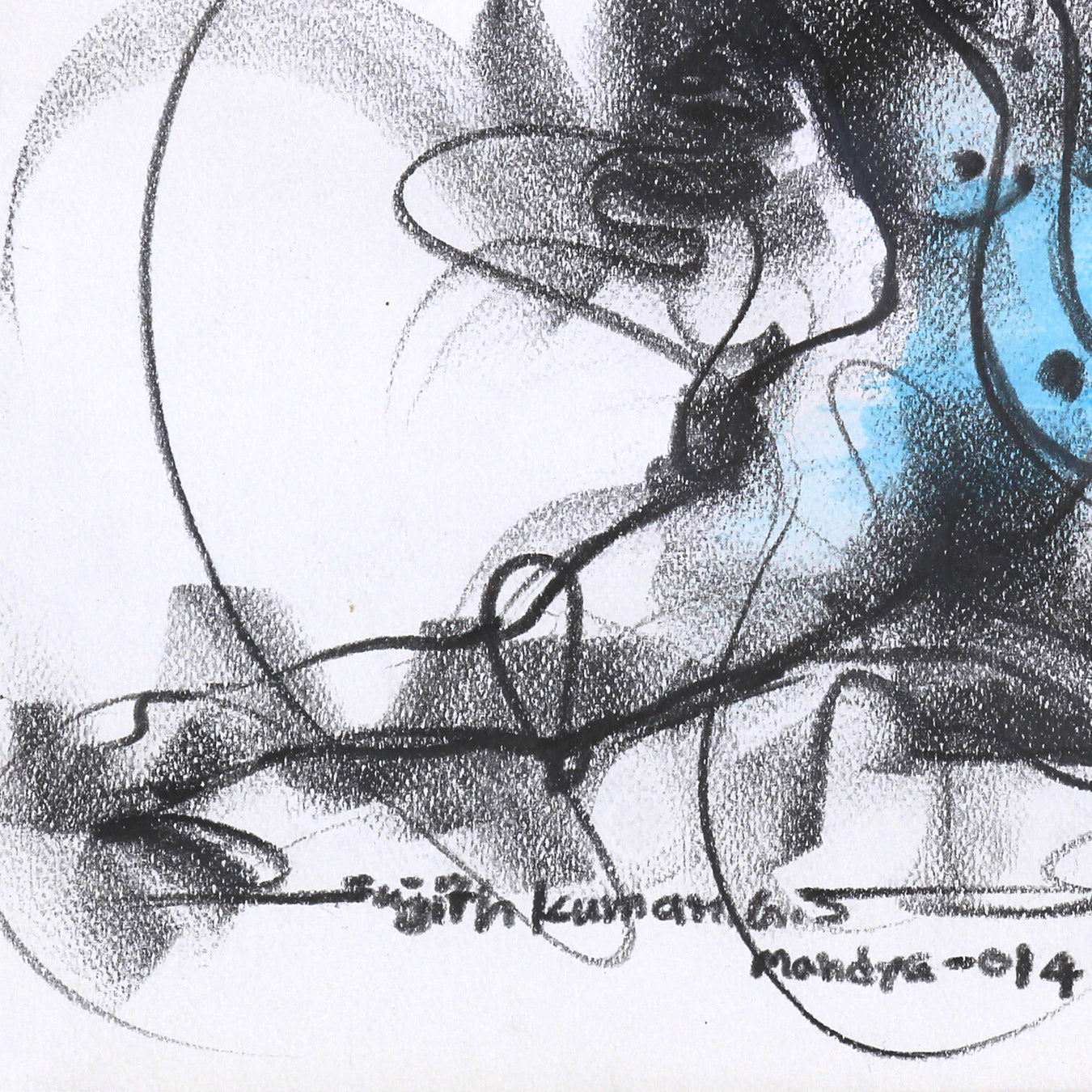 Nude Drawing-084 - SUJITH KUMAR GS MANDYA Art Studio Gallery (SKGSM Art Studio Gallery)