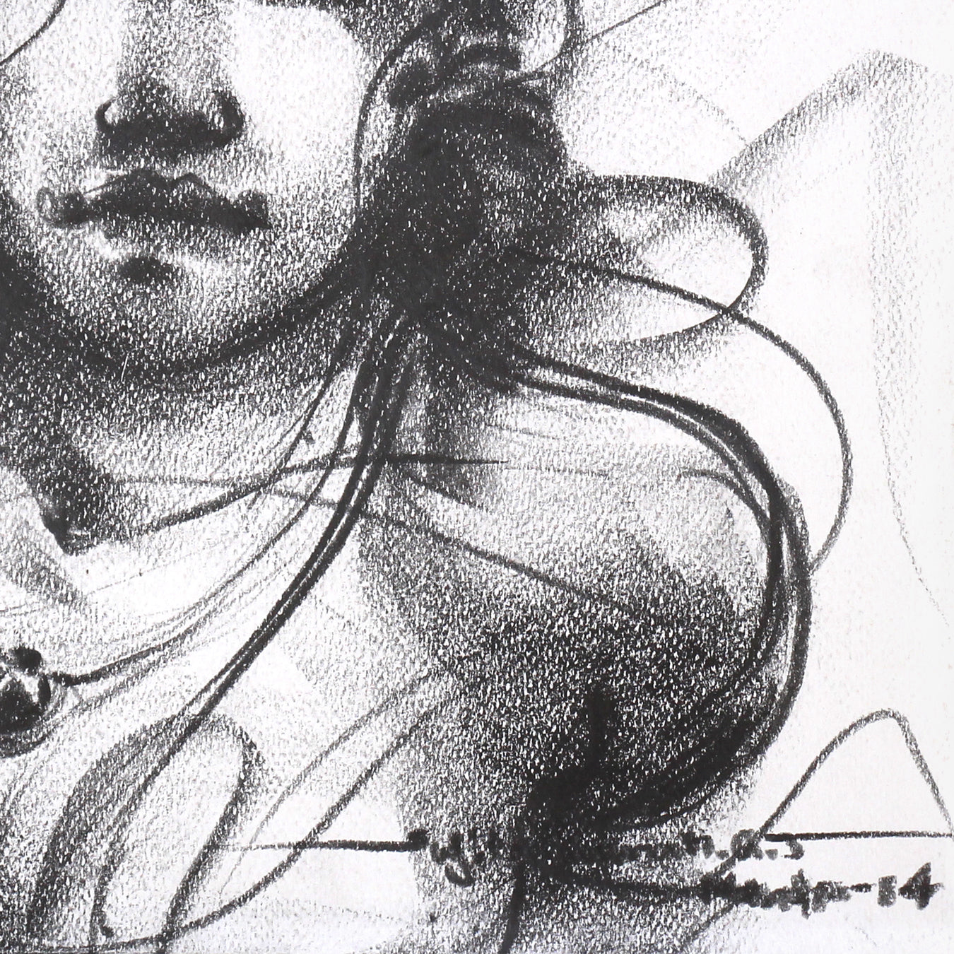 Nude Drawing-096 - SUJITH KUMAR GS MANDYA Art Studio Gallery (SKGSM Art Studio Gallery)