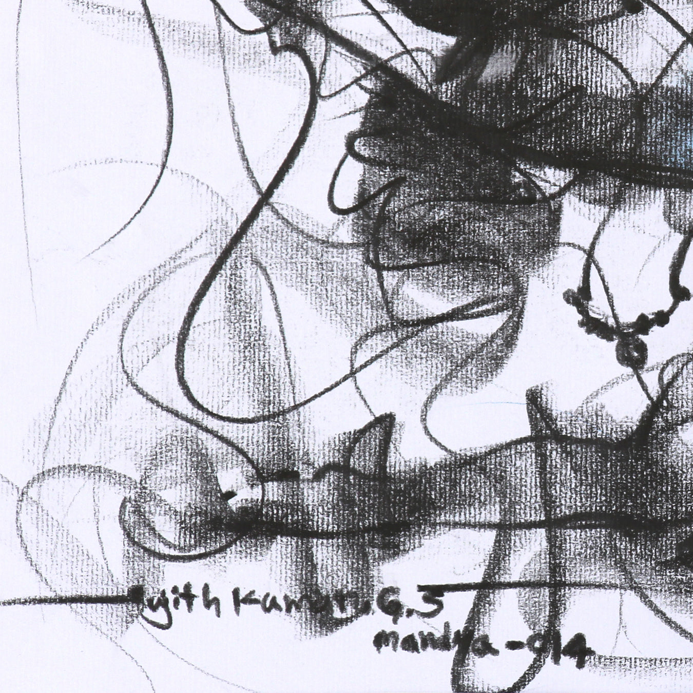 Nude Drawing-102 - SUJITH KUMAR GS MANDYA Art Studio Gallery (SKGSM Art Studio Gallery)