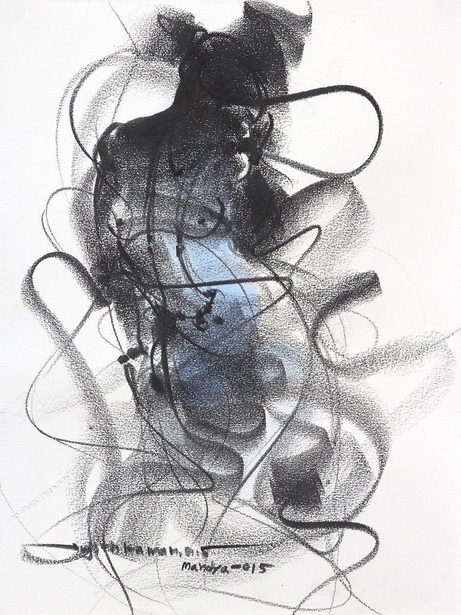 Nude Drawing-160 - SUJITH KUMAR GS MANDYA Art Studio Gallery (SKGSM Art Studio Gallery)