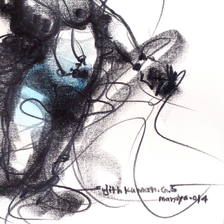 Nude Drawing-095 - SUJITH KUMAR GS MANDYA Art Studio Gallery (SKGSM Art Studio Gallery)