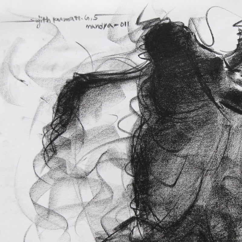 Bull Drawing-009 - SUJITH KUMAR GS MANDYA Art Studio Gallery (SKGSM Art Studio Gallery)