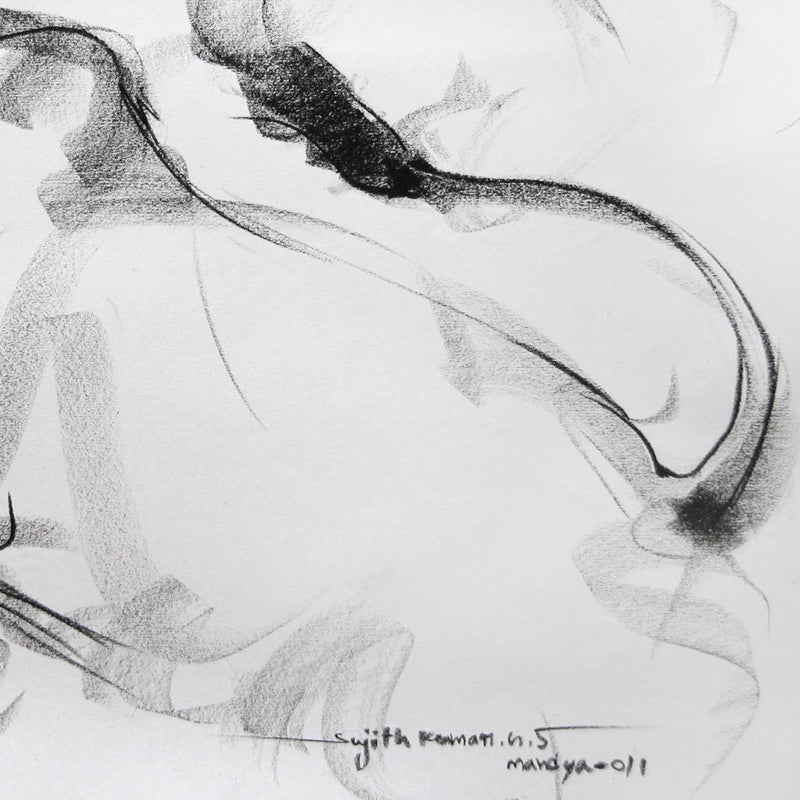 Bull Drawing-011 - SUJITH KUMAR GS MANDYA Art Studio Gallery (SKGSM Art Studio Gallery)