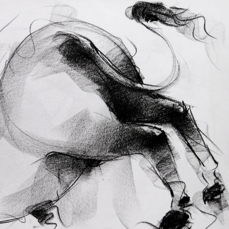 Bull Drawing-013 - SUJITH KUMAR GS MANDYA Art Studio Gallery (SKGSM Art Studio Gallery)