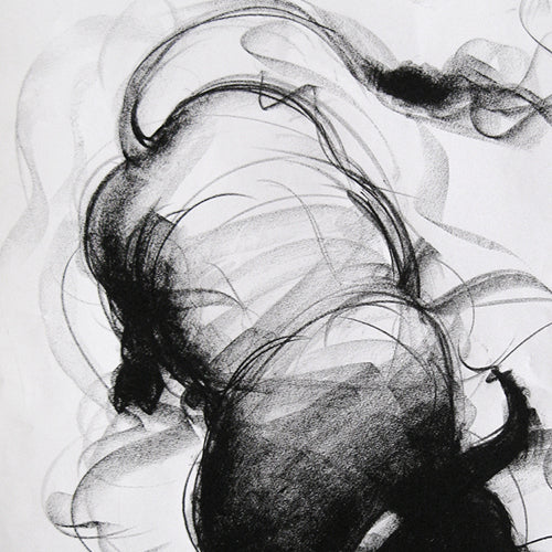 Bull Drawing-056 - SUJITH KUMAR GS MANDYA Art Studio Gallery (SKGSM Art Studio Gallery)