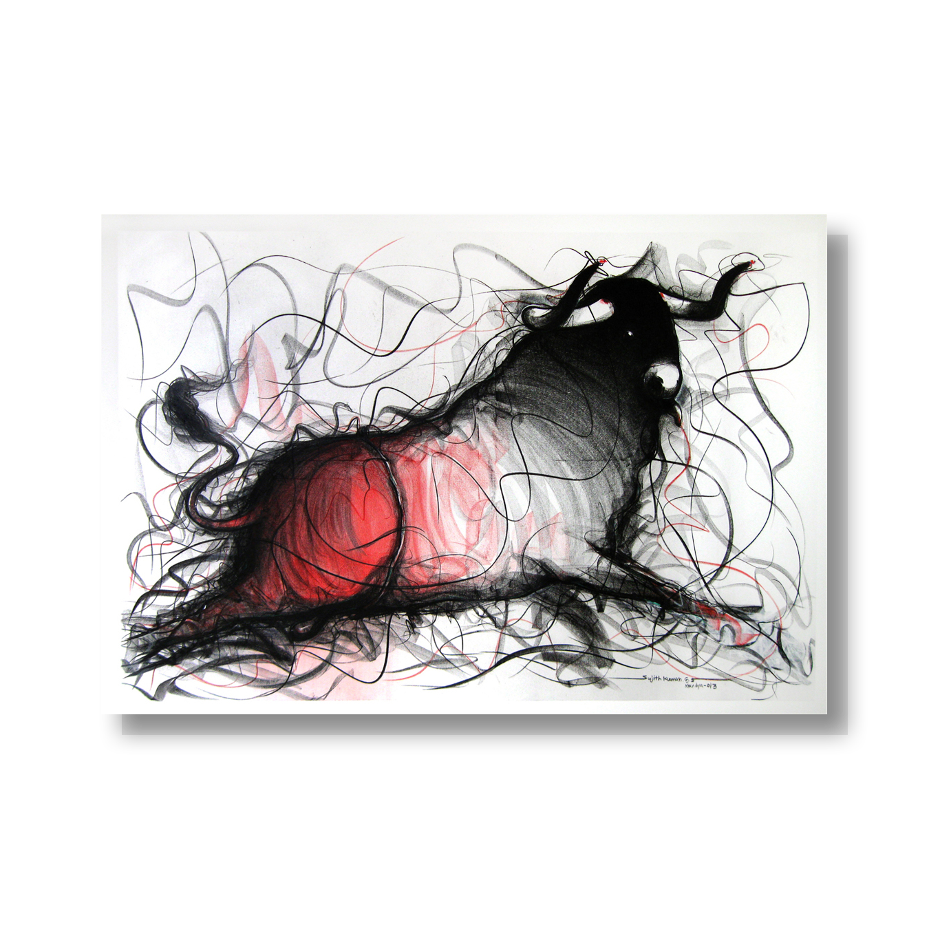 Bull Drawing-121