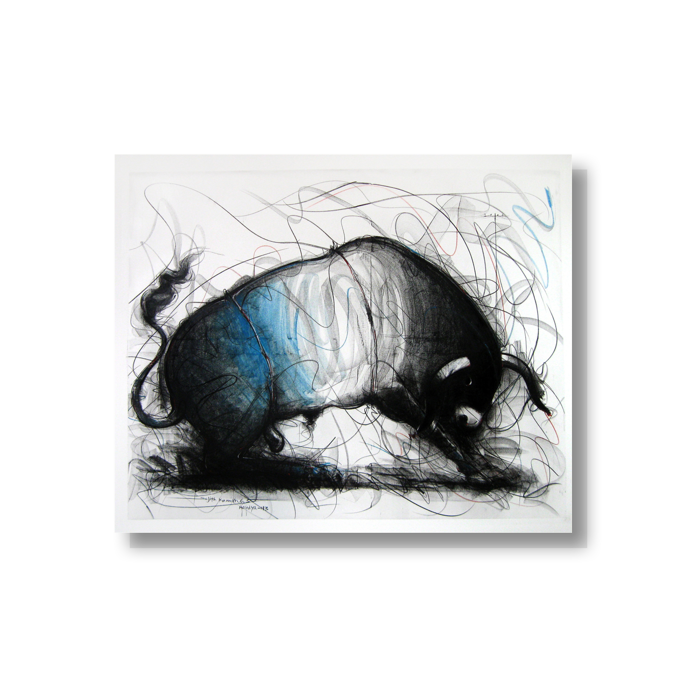 Bull Drawing-124