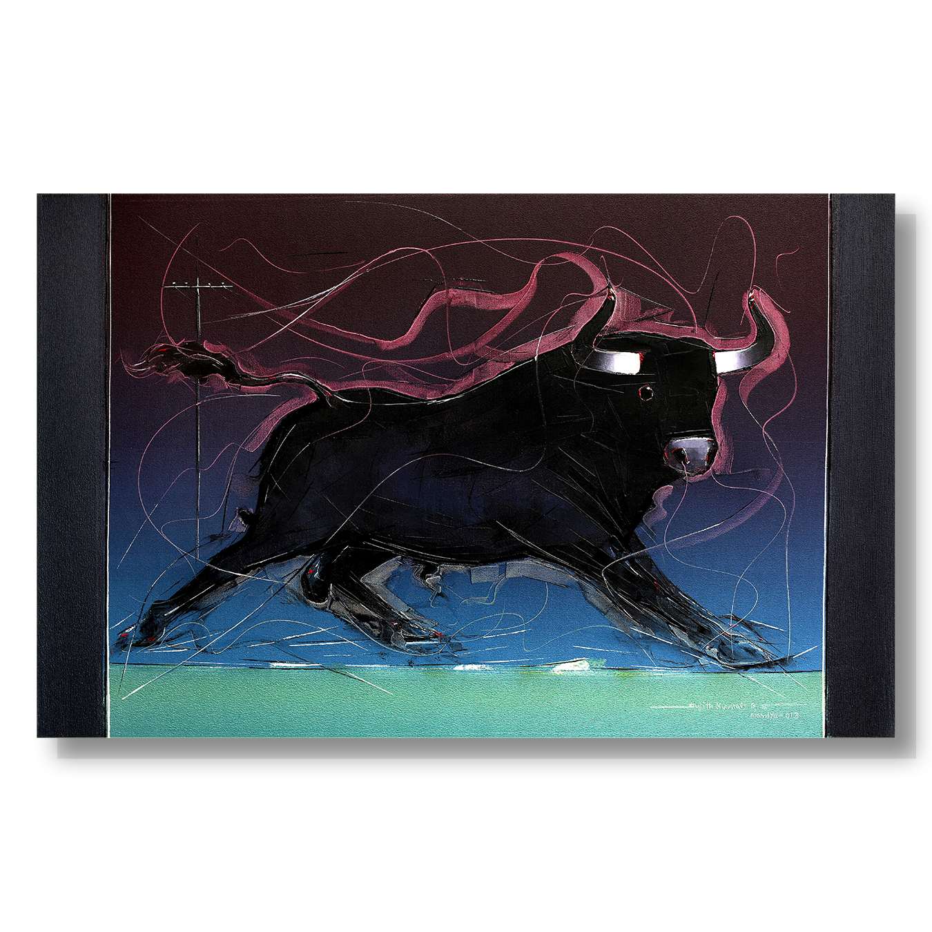 Bull-60 - SUJITH KUMAR GS MANDYA Art Studio Gallery (SKGSM Art Studio Gallery)