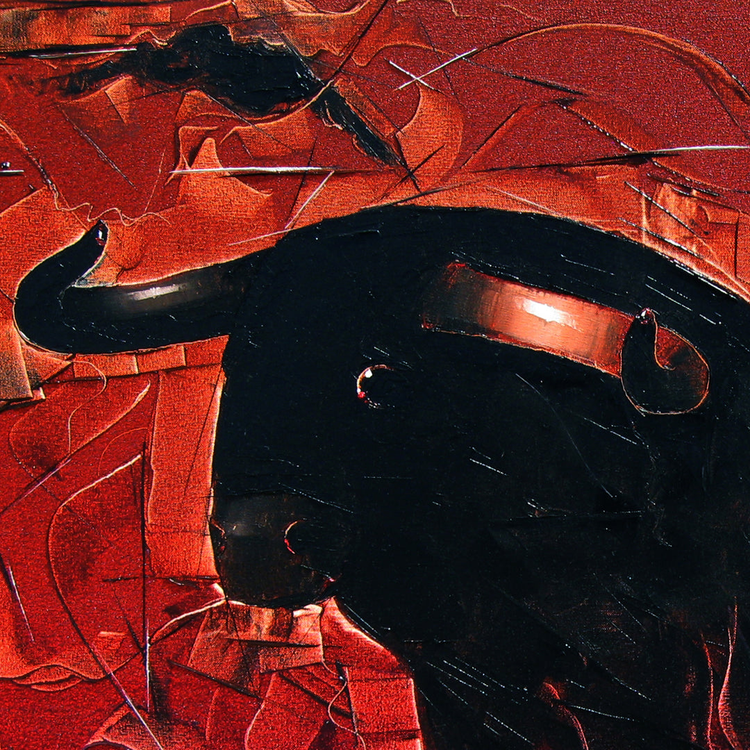 THE BULL Series - SUJITH KUMAR GS MANDYA Art Studio Gallery (SKGSM Art Studio Gallery)