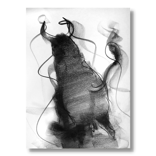 Bull Drawing-118a - SUJITH KUMAR GS MANDYA Art Studio Gallery (SKGSM Art Studio Gallery)