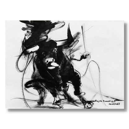 Bull Drawing-981