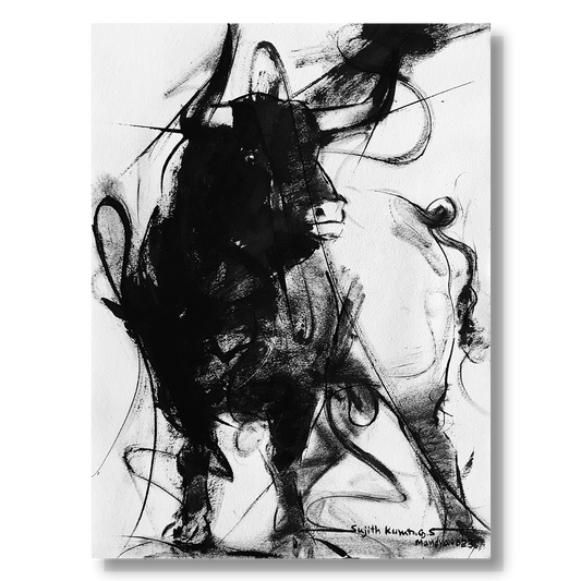 Bull Drawing-982