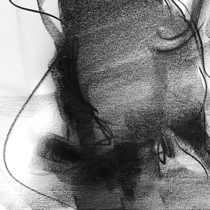 Bull Drawing-118a - SUJITH KUMAR GS MANDYA Art Studio Gallery (SKGSM Art Studio Gallery)