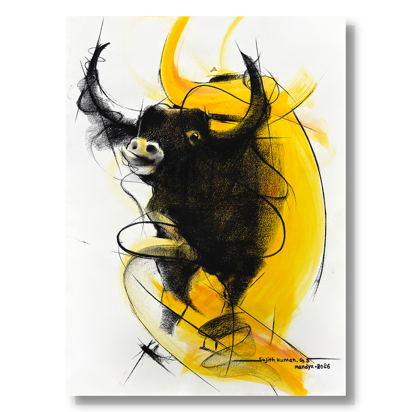Bull Drawing-1002