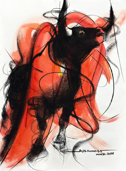 Bull Drawing-1004