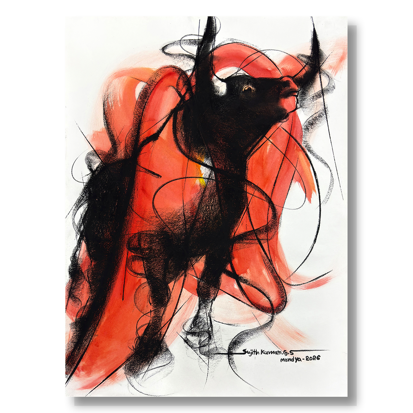 Bull Drawing-1004