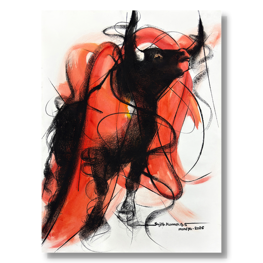 Bull Drawing-1004