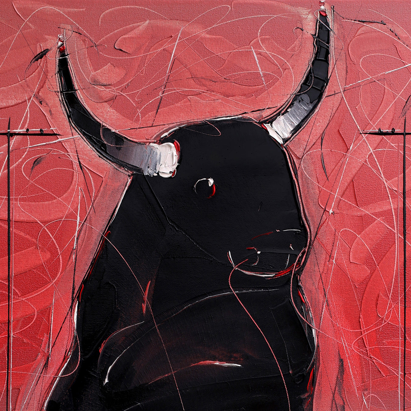 Bull-104 - SUJITH KUMAR GS MANDYA Art Studio Gallery (SKGSM Art Studio Gallery)