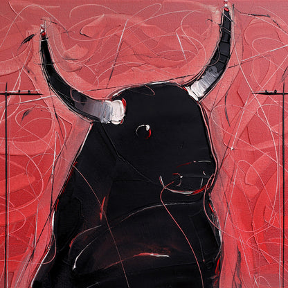 Bull-104 - SUJITH KUMAR GS MANDYA Art Studio Gallery (SKGSM Art Studio Gallery)