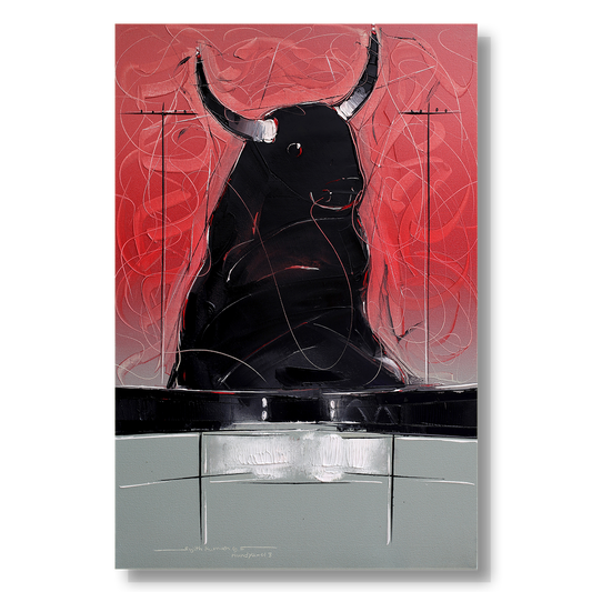 Bull-104 - SUJITH KUMAR GS MANDYA Art Studio Gallery (SKGSM Art Studio Gallery)