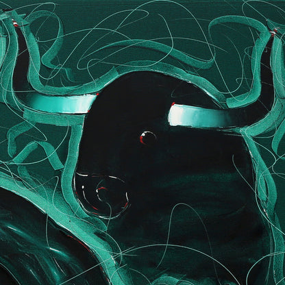 Bull-105 - SUJITH KUMAR GS MANDYA Art Studio Gallery (SKGSM Art Studio Gallery)