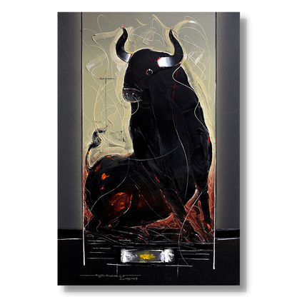 Bull-106 - SUJITH KUMAR GS MANDYA Art Studio Gallery (SKGSM Art Studio Gallery)