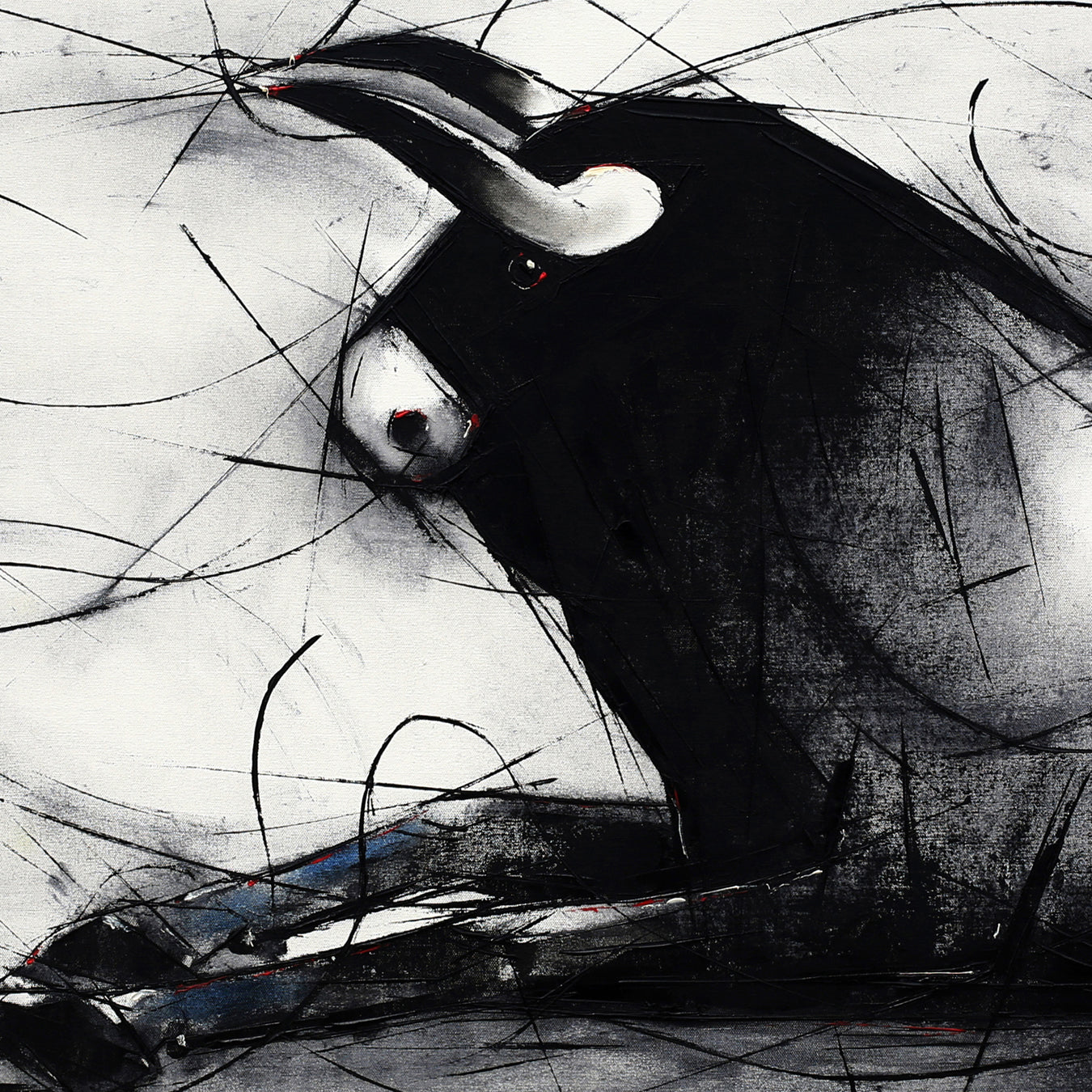 Bull-108 - SUJITH KUMAR GS MANDYA Art Studio Gallery (SKGSM Art Studio Gallery)