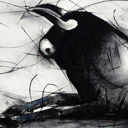 Bull-108 - SUJITH KUMAR GS MANDYA Art Studio Gallery (SKGSM Art Studio Gallery)