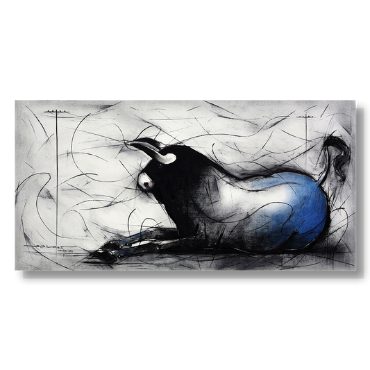 Bull-108 - SUJITH KUMAR GS MANDYA Art Studio Gallery (SKGSM Art Studio Gallery)