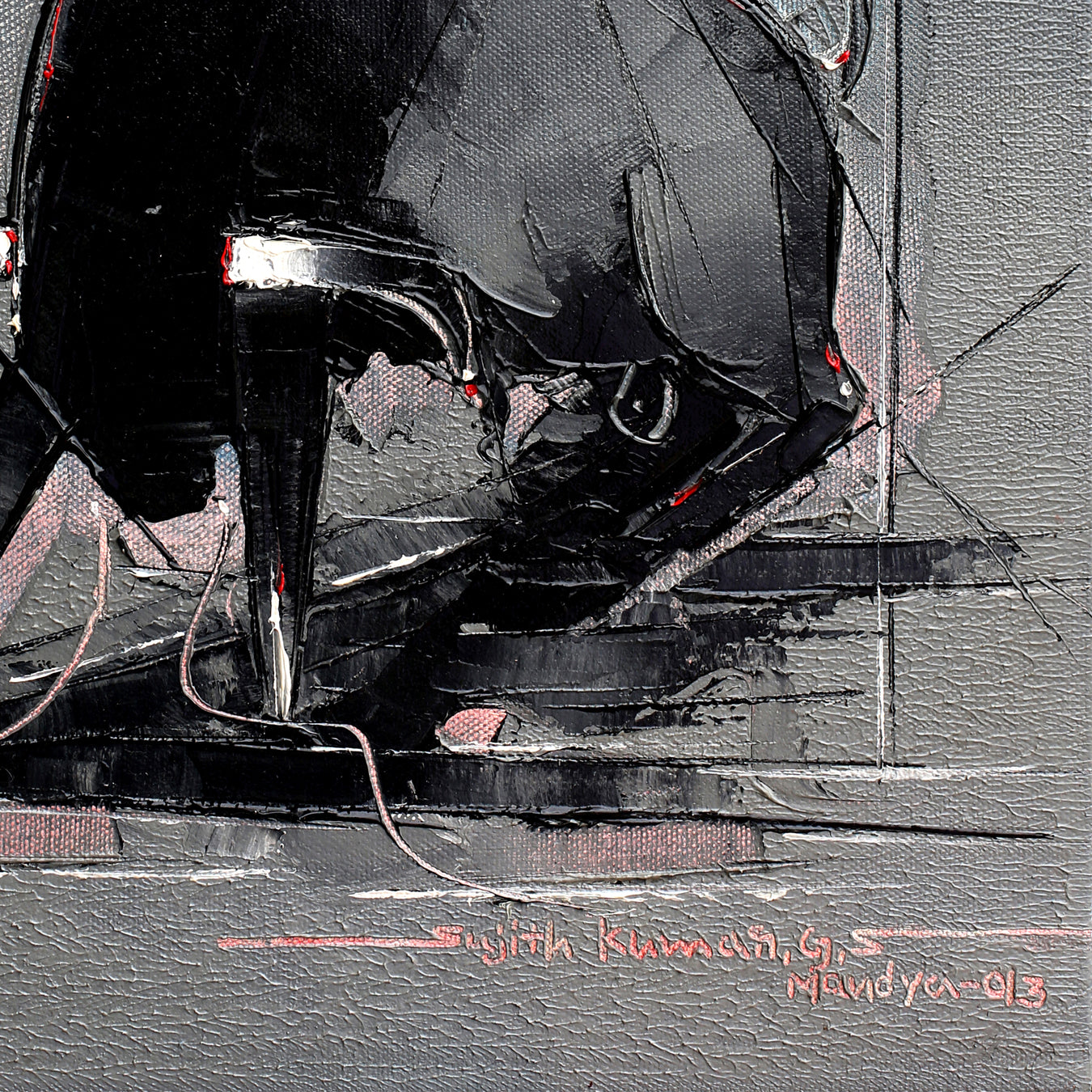 Bull-109 - SUJITH KUMAR GS MANDYA Art Studio Gallery (SKGSM Art Studio Gallery)