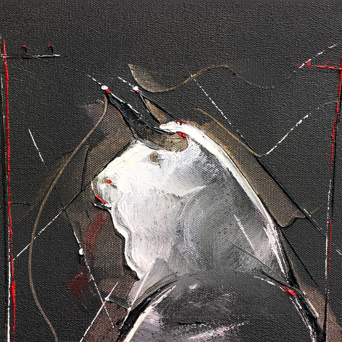 Bull-110 - SUJITH KUMAR GS MANDYA Art Studio Gallery (SKGSM Art Studio Gallery)