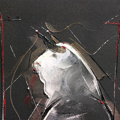 Bull-110 - SUJITH KUMAR GS MANDYA Art Studio Gallery (SKGSM Art Studio Gallery)